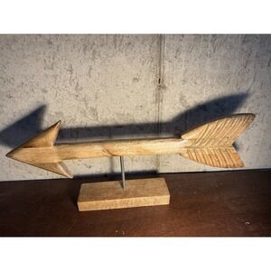 Large Wooden Arrow Decorative Decor Item